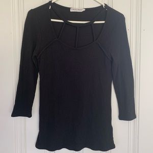 Sweater with unique cut outs